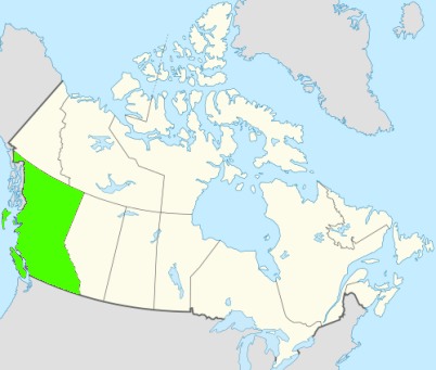 Phone numbers of the state British Columbia, Canada